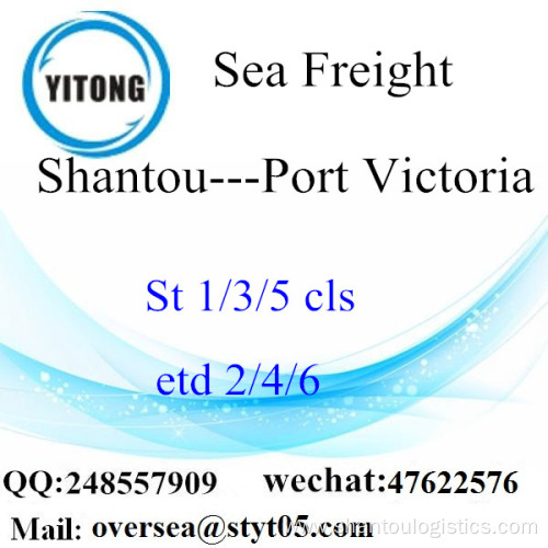 Shantou Port LCL Consolidation To Port Victoria